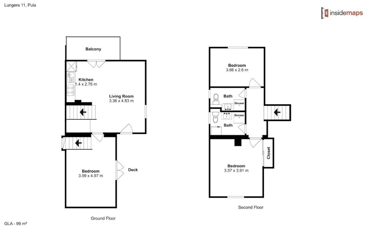 Apartment Lungera Пула Екстер'єр фото